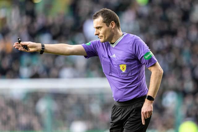 Scottish referees already possess a yellow and red card - will a blue card come into play in the future?