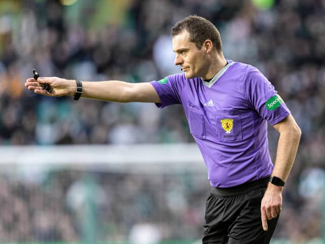 Scottish referees already possess a yellow and red card - will a blue card come into play in the future?