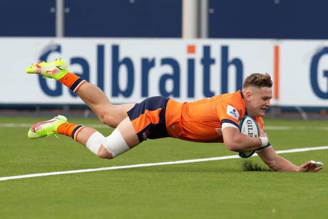 Darcy Graham is back in the Edinburgh side to face Benetton. (Photo by Bruce White / SNS Group)
