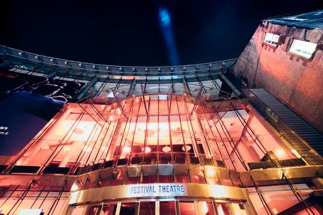 The Festival Theatre in Edinburgh has been among the leading Scottish theatres lit up in recent months to highlight the impact of the curbs on live events since March.