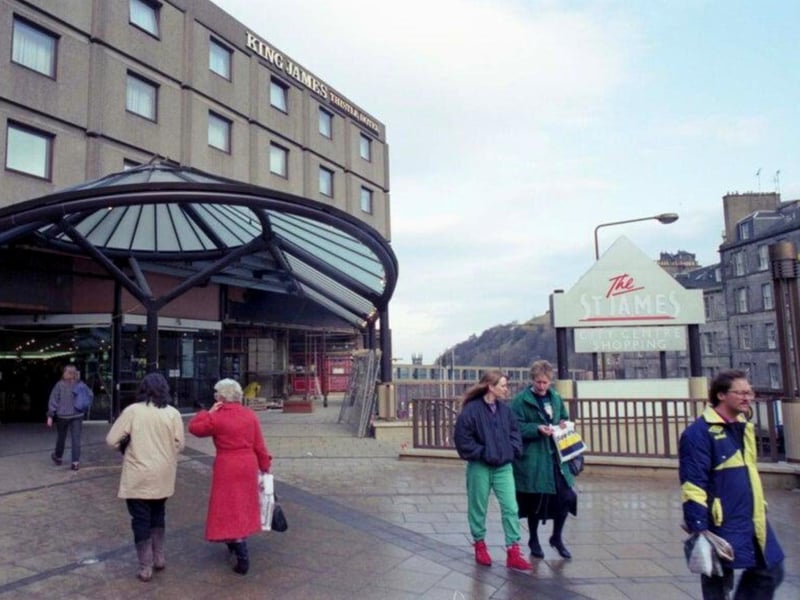 The building has since been updated from the St James shopping centre to the St James Quarter which has an… Interesting design. Situated at the east end of Princes Street, the above is one of the oldest known images of the retail outlet which dates back to 1992.