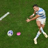 Emiliano Boffelli helped Argentina reach the semi-finals of the Rugby World Cup but sustained a foot injury at the tournament in France.  (Photo by Dan Mullan/Getty Images)