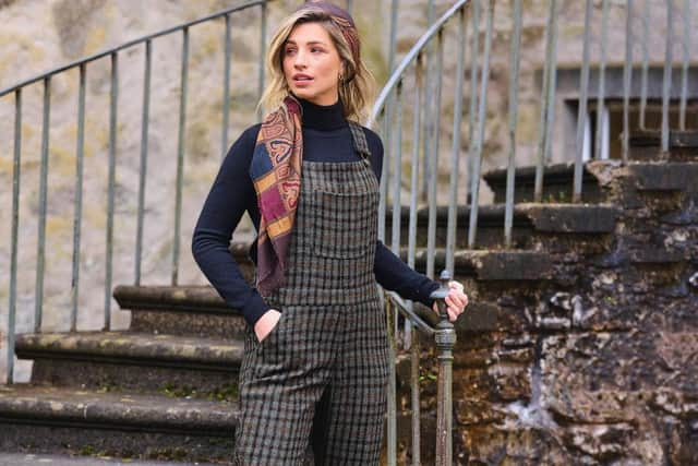 House of Bruar Tweed Dungarees £149.95