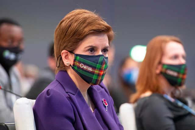 First Minister Nicola Sturgeon has addressed the frustration of Scottish football fans over crowd restrictions. (Photo by Ross MacDonald / SNS Group)