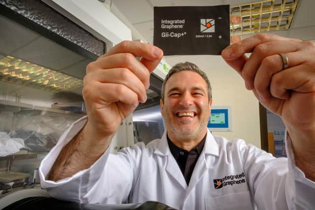 Marco Caffio, co-founder and CSO at Integrated Graphene. Picture: Mike Wilkinson.