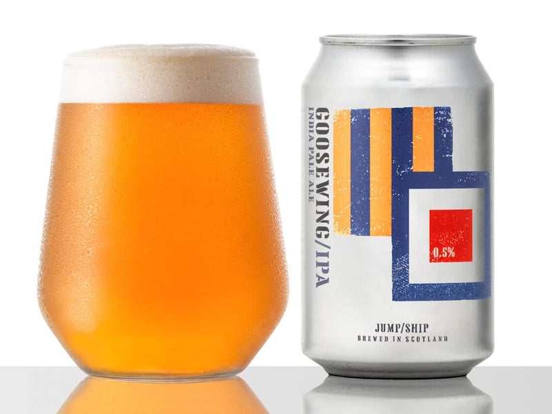 The last alcohol-free offering from Edinburgh's Jump/Ship Brewery is Goosewing IPA. The makers describe it as "a delicious hazy IPA brimming with tropical hops and tantalising hints of mandarin and mango". It's just 40 calories a can and sugar-free.

Gluten-free | vegan | 40 calories per can | sugar-free
