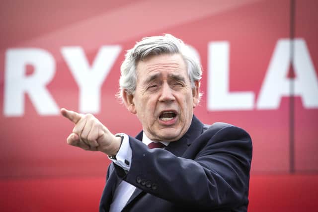 Former prime minister Gordon Brown said he believed 'No' would win a second independence referendum.