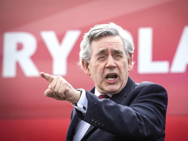 Former prime minister Gordon Brown said he believed 'No' would win a second independence referendum.