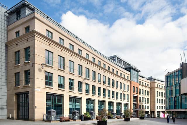 Exchange Crescent - where the largest deal of Q2 in Edinburgh took place (Dukosi let 12,000 sq ft). Picture: McAteer Photograph