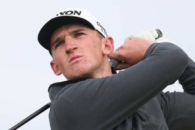 Nairn's  Calum Scott pictured during the quarter-finals in the recent Amateur Championship at Ballyliffin Golf Club. Picture: Oisin Keniry/R&A/R&A via Getty Images.