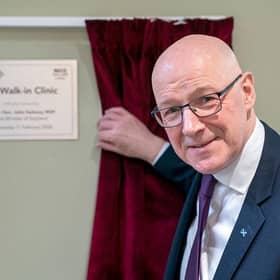 First Minister John Swinney opens Scotland's first GP walk-in clinic, at Wester Hailes Healthy Living Centre, Edinburgh, on 11 February (Picture: Jane Barlow - Pool/Getty Images)