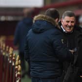 Dundee Manager Mark McGhee speaks to press during a Cinch Premiership match between Motherwell and Dundee at Fir Park, on March 05, 2022, in Motherwell, Scotland.   (Photo by Craig Foy / SNS Group)