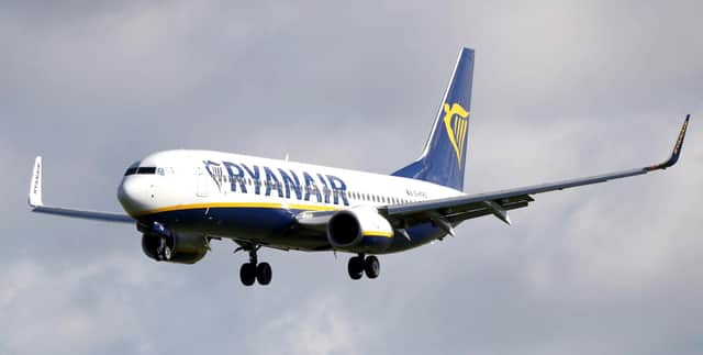 Ryanair has reduced flights to 40 per cent of normal. Picture: Niall Carson/PA Wire