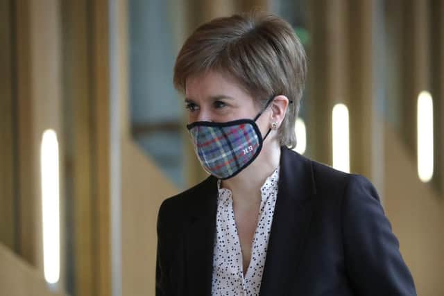 First Minister, Nicola Sturgeon has allowed Scotland to be the only country in the UK and Ireland where golf courses are still open. Picture: Andrew Milligan - WPA Pool/Getty Images.