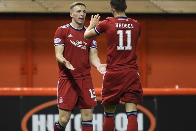 Aberdeen's Lewis Ferguson and Ryan Hedges could depart this month.