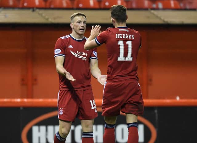 Aberdeen's Lewis Ferguson and Ryan Hedges could depart this month.