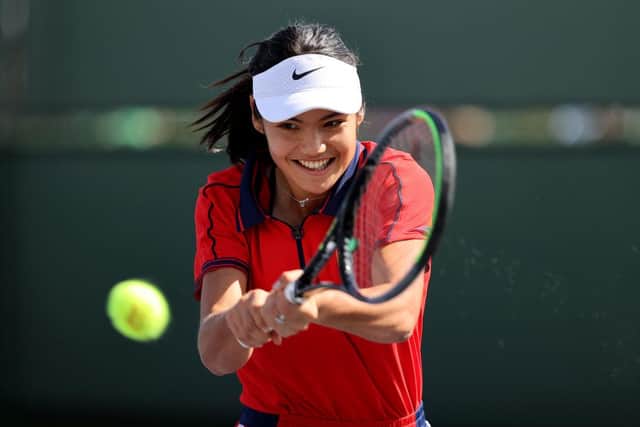 Emma Raducanu.  (Photo by Clive Brunskill/Getty Images)