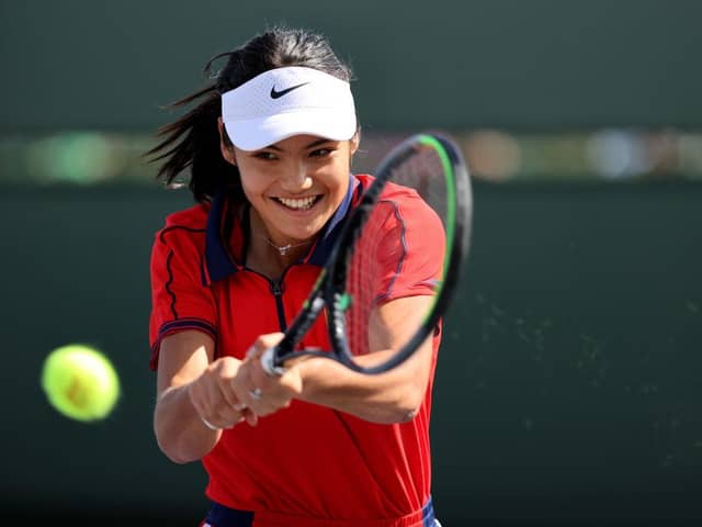 Emma Raducanu.  (Photo by Clive Brunskill/Getty Images)