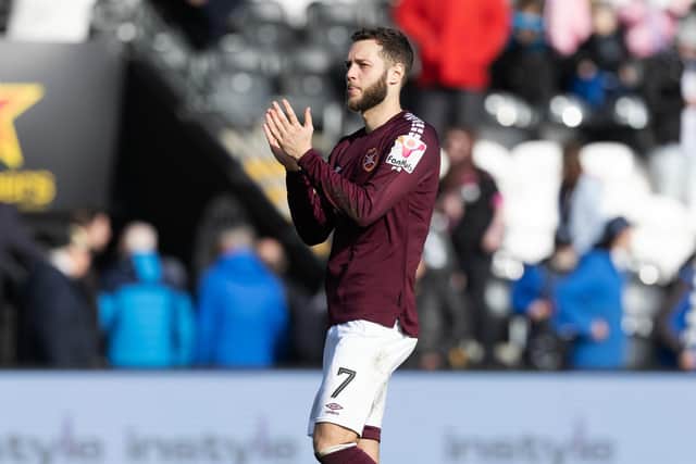Jorge Grant is enjoying his time at Hearts.