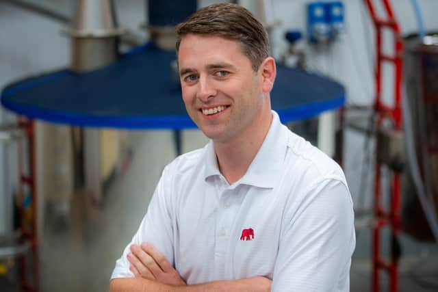 Co-founder Bill Garnock at the Feragaia distillery in Glenrothes