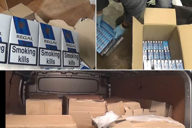 Scotland crime: Kilmarnock man jailed after 324,000 illicit cigarettes were discovered in his hired van