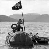 An anti-Polaris demonstration at the Holy Loch, in Argyll, in 1961. Picture: Trinity Mirror/Mirrorpix/Alamy Stock Photo