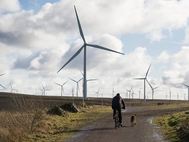 Enough rural windfarms to supply Scotland's energy needs have been built or consented to, says reader