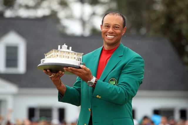Tiger Woods won last year's Masters.