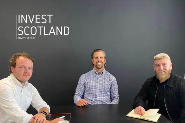 From left: James Longcroft, John Ross, and Sean Rollo. Picture: contributed.