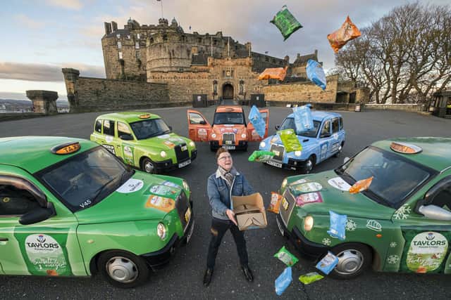 Initiatives to boost the profile of the firm include unveiling a fleet of 15 "Taylors taxis" branded in various flavours. Picture: Mike Wilkinson.
