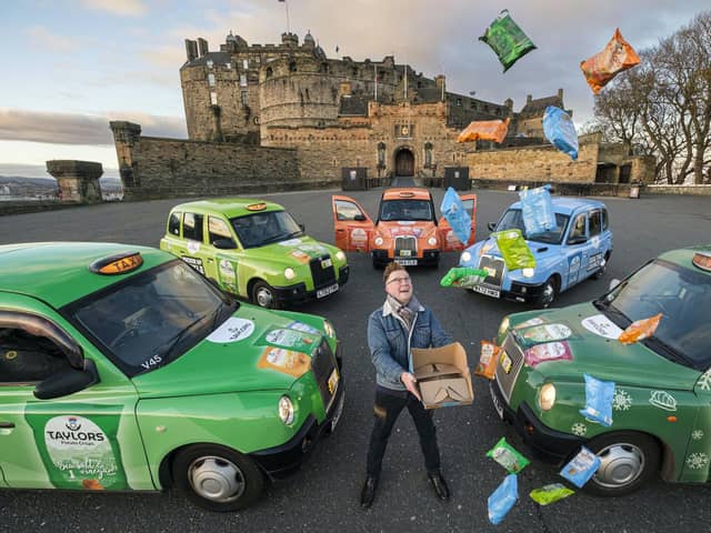 Initiatives to boost the profile of the firm include unveiling a fleet of 15 "Taylors taxis" branded in various flavours. Picture: Mike Wilkinson.