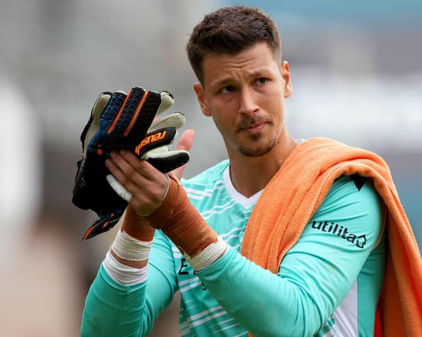 Benjamin Siegrist is focused on Ayr United after helping Dundee United defeat Rangers (Photo by Craig Williamson / SNS Group)