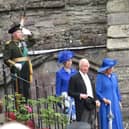 Arrival: The Princess Royal, King Charles III and Queen Camilla