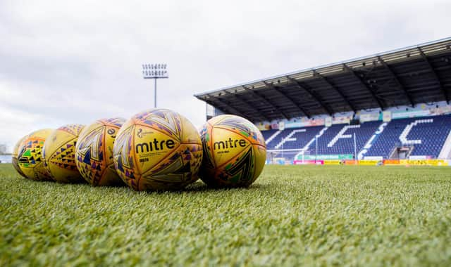 First plays third in League 1 as Falkirk host Montrose