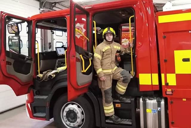 Firefighter Barry Martin. Picture: Scottish Fire and Rescue Service/PA Wire