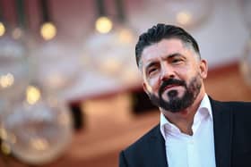 Former Italian footballer turned coach, Gennaro Gattuso. (Photo by MARCO BERTORELLO/AFP via Getty Images)