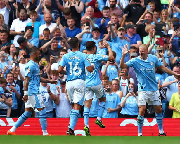 Manchester City are the only team to have an 100 per cent record in the English Premier League after four matches.