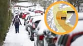 The Met Office has issued the first amber warning of heavy snow across Scotland this season (Photo: PA and Met Office).