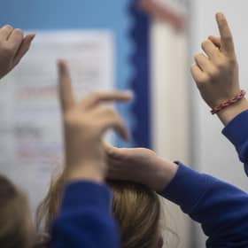 School children in a classroom PIC: Danny Lawson/PA Wire