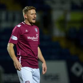 Jason Thomson has spent four years with Arbroath and witnessed gradual progression at Gayfield. (Photo by Craig Williamson / SNS Group)