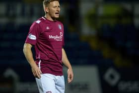 Jason Thomson has spent four years with Arbroath and witnessed gradual progression at Gayfield. (Photo by Craig Williamson / SNS Group)