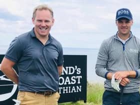 David Miller and Martin Kaymer during this year's abrdn Scottish Open at The Renaissance Club.