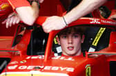 Oliver Bearman has a seat fitting in the Ferrari garage prior to final practice ahead of the F1 Grand Prix of Saudi Arabia. (Photo by Clive Rose/Getty Images)