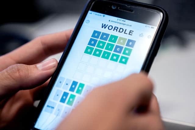 Five letters, six attempts, and only one word per day: the formula for "Wordle" is simple, but for the past few weeks this online game has been stirring up social networks in the United States, and has since been adapted for a French-speaking audience. (Image credit: Stefani Reynolds /AFP via Getty Images)