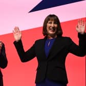 Labour Party leader Sir Keir Starmer (left) applauds Labour's shadow chancellor Rachel Reeves following her speech on the second day of the annual Labour Party conference in Liverpool. Picture: Oli Scarff/AFP via Getty Images