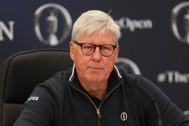 Martin Slumbers, The R&A's CEO, has issued a warning over prize funds at the top level in the men's game. Picture: Andrew Redington/Getty Images.