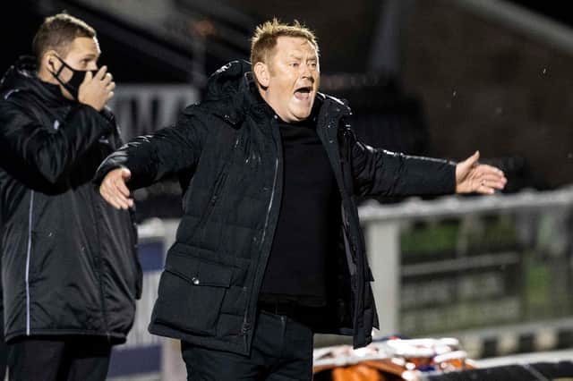 Morton manager David Hopkin has quit the club. (Photo by Alan Harvey / SNS Group)
