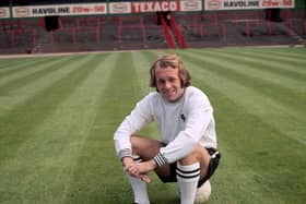 Archie Gemmill in 1971 at the start of the season when a Brian Clough-inspired Derby County would be crowned champions of England