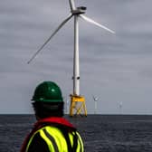 The report outlines how 70 per cent of leaders believe the oil and gas industry should allocate more resources to advance UK offshore wind (file image). Picture: Andy Buchanan/AFP via Getty Images.