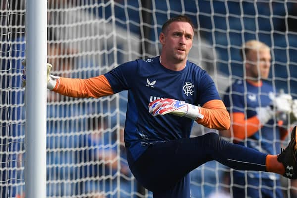 Allan McGregor was back between the sticks for Rangers in their League Cup clash with Queen of the South. (Photo by Craig Foy / SNS Group)